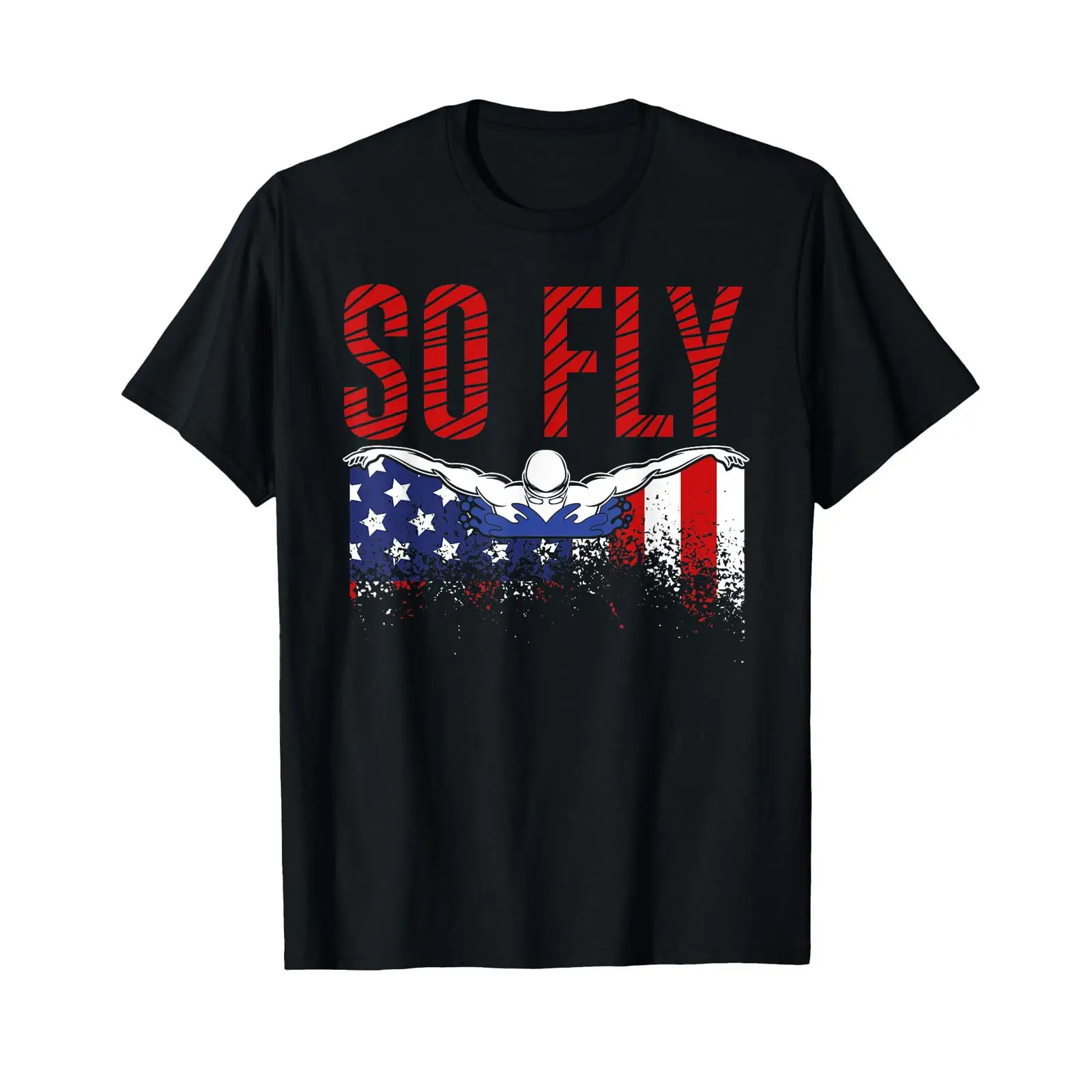 Aquatic Sports Teams - Koszulka So Fly USA Swimming Team