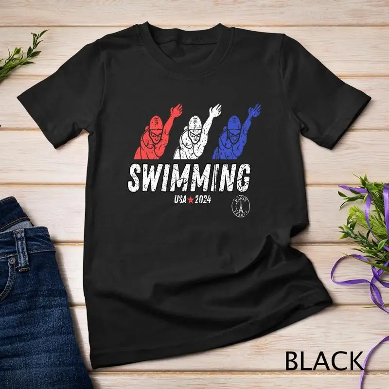 Aquatic Sports Teams - Koszulka Unisex 2024 Drużyna Pływacka Sportowiec