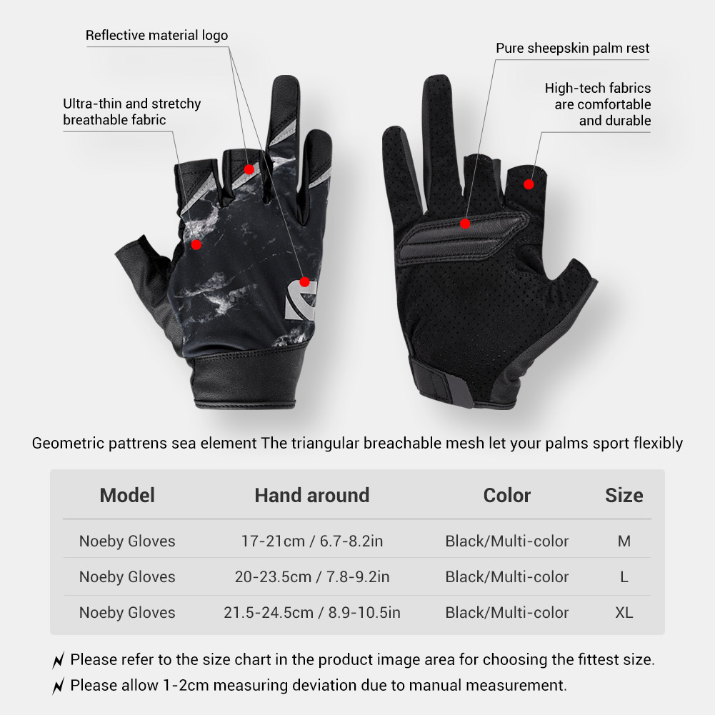 Noeby Rękawice wędkarskie z pó – Spearfishing Glove recenzja i cena